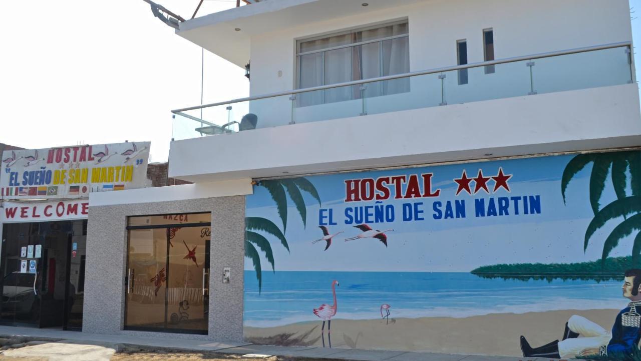 Hostal El Sueno De San Martin Paracas Exteriér fotografie