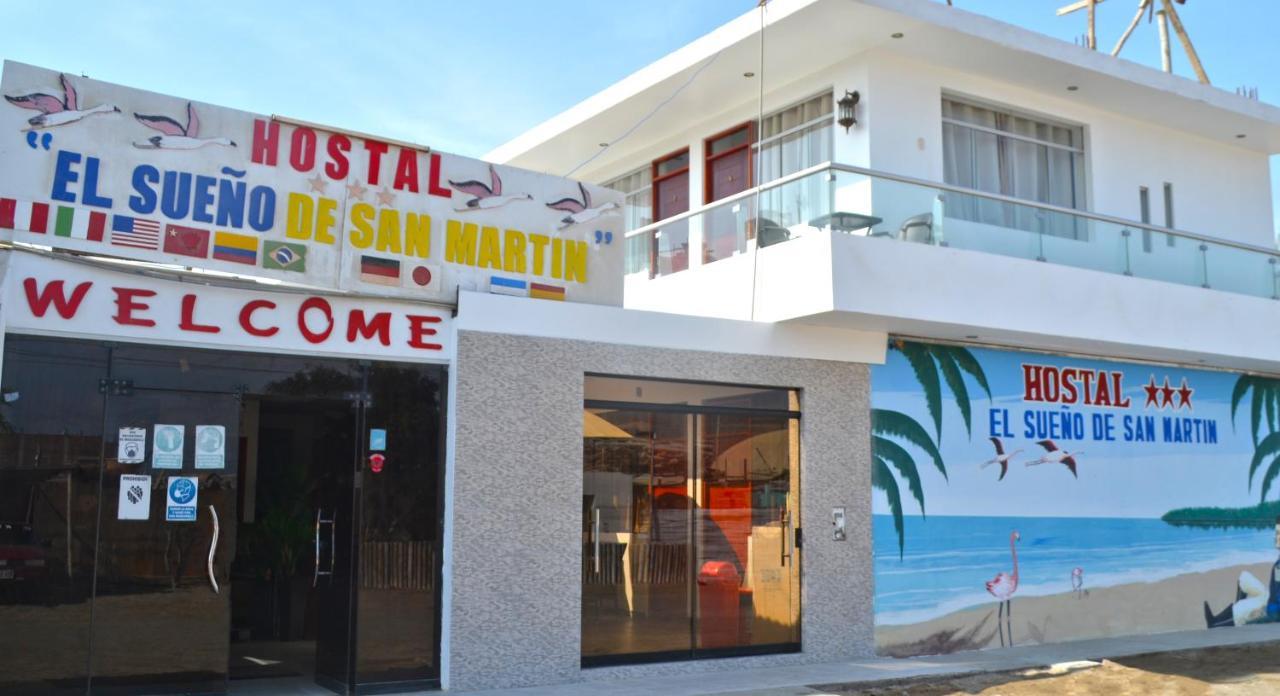 Hostal El Sueno De San Martin Paracas Exteriér fotografie